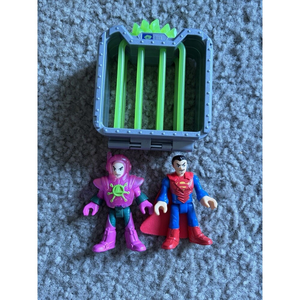 Imaginext DC Super Friends Lex Luthor Superman & Hauler Kryptonite Cage